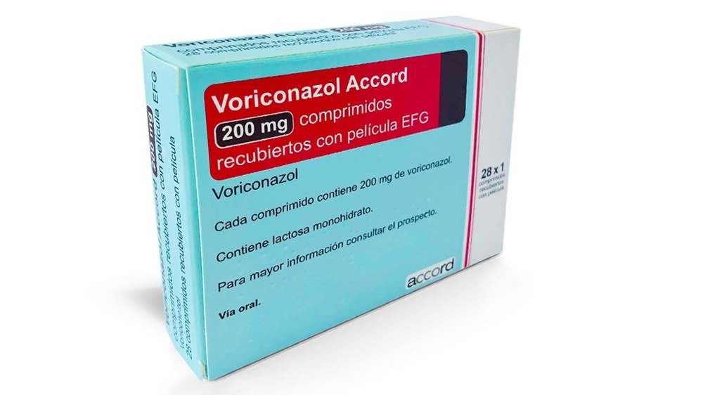 Voriconazol Accord 200 mg comprimidos revestidos por película