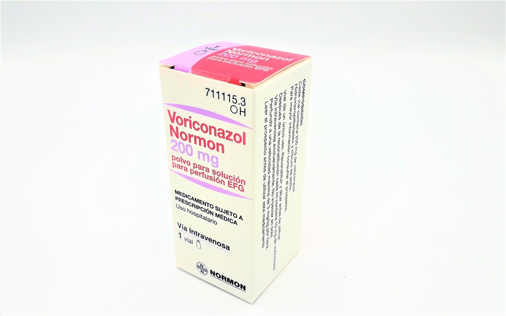 VORICONAZOL NORMON 200 mg PÓ PARA SOLUÇÃO PARA PERFUSÃO