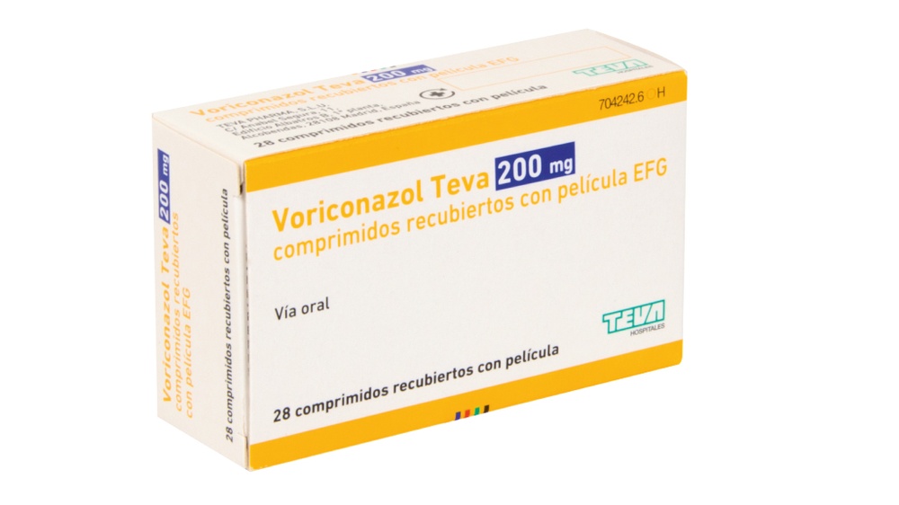 VORICONAZOL TEVA 200 mg COMPRIMIDOS REVESTIDOS POR PELÍCULA