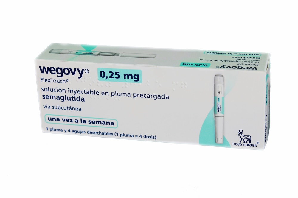 WEGOVY 0,25 mg FLEXTOUCH SOLUÇÃO INJETÁVEL EM CANETA PREENCHIDA