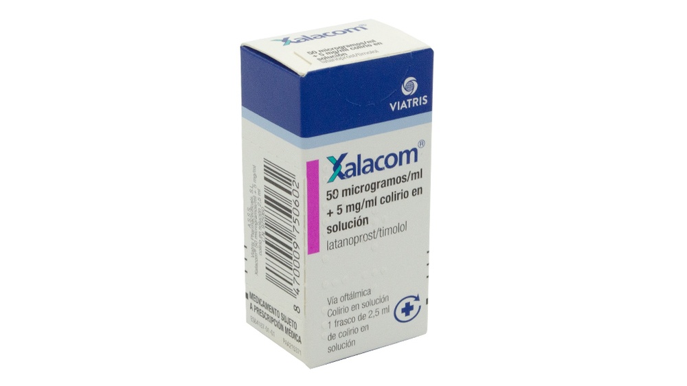 XALACOM 50 microgramas/ml + 5 mg/ml COLÍRIO EM SOLUÇÃO