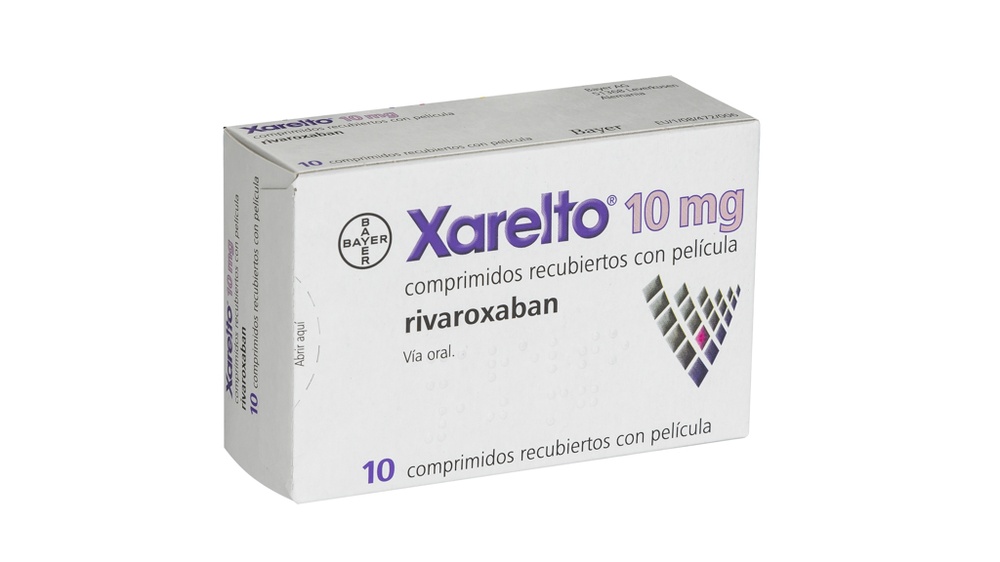XARELTO 10 mg COMPRIMIDOS REVESTIDOS POR PELÍCULA