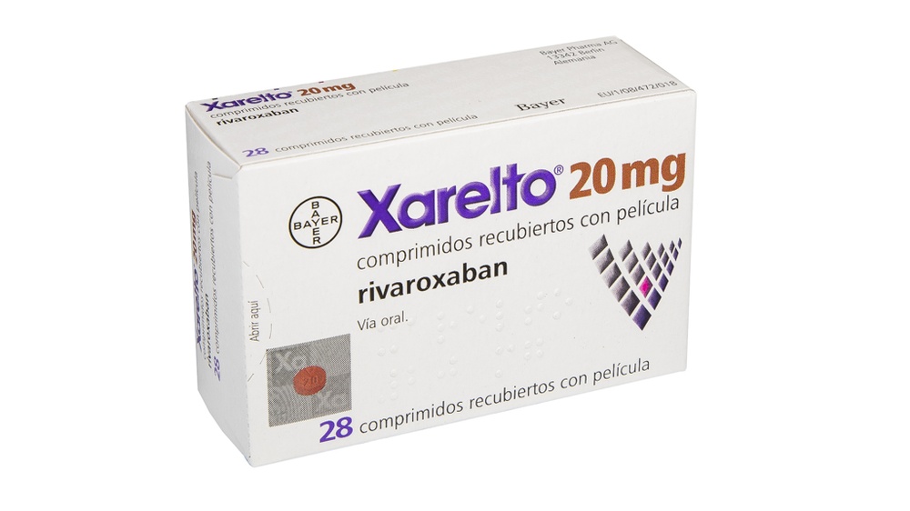 XARELTO 20 mg COMPRIMIDOS REVESTIDOS POR PELÍCULA (28 comprimidos)