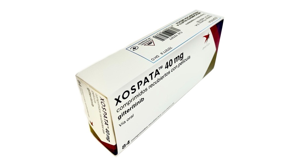 XOSPATA 40 mg COMPRIMIDOS REVESTIDOS POR PELÍCULA