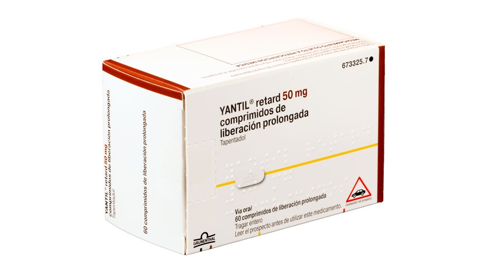 YANTIL RETARD 50 mg COMPRIMIDOS DE LIBERTAÇÃO PROLONGADA
