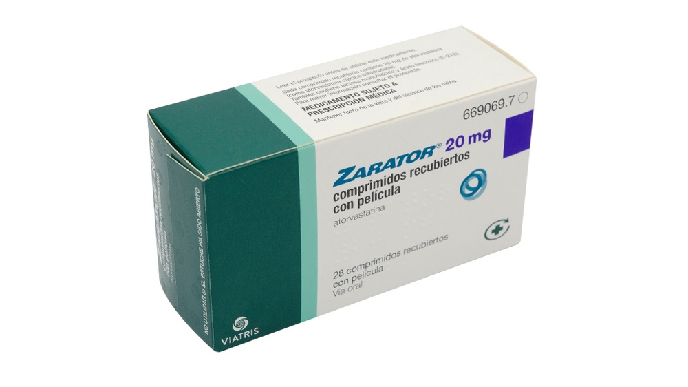 ZARATOR 20 mg COMPRIMIDOS REVESTIDOS POR PELÍCULA