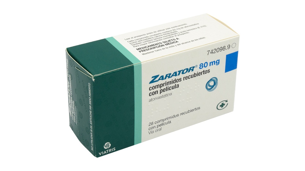 ZARATOR 80 mg COMPRIMIDOS REVESTIDOS POR PELÍCULA