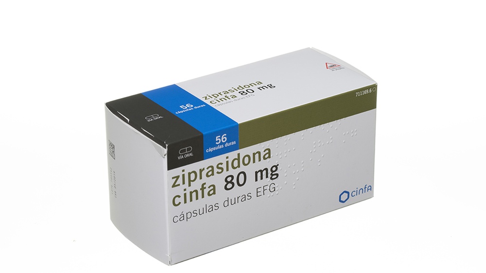 ZIPRASIDONA CINFA 80 mg CÁPSULAS DURAS