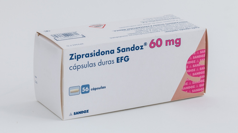 ZIPRASIDONA SANDOZ 60 mg CÁPSULAS DURAS