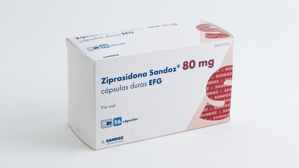 ZIPRASIDONA SANDOZ 80 mg CÁPSULAS DURAS