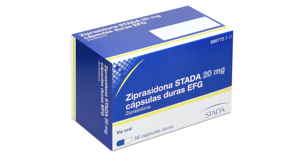 ZIPRASIDONA STADA 20 mg CÁPSULAS DURAS