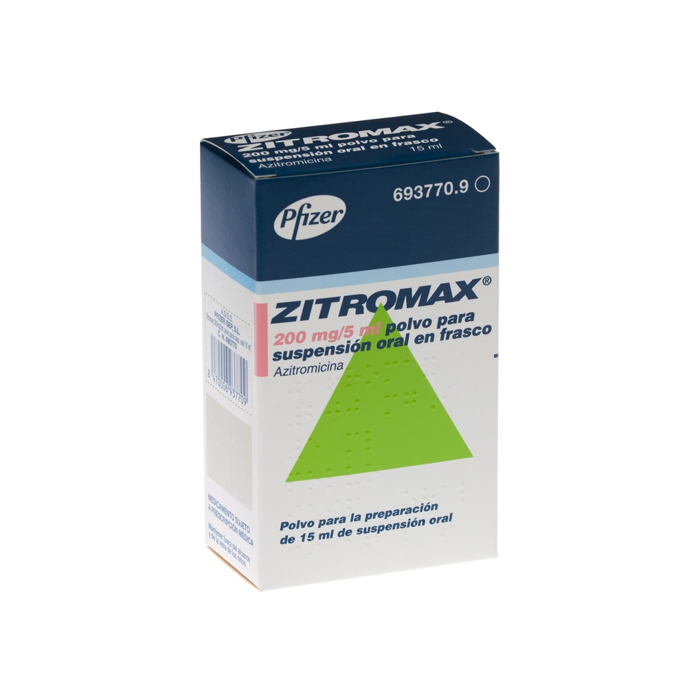 ZITROMAX 200 mg/5 ml PÓ PARA SUSPENSÃO ORAL EM FRASCO