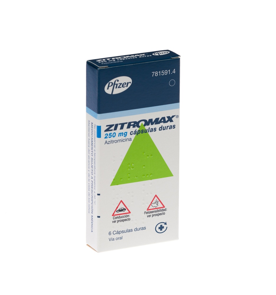 ZITROMAX 250 mg CÁPSULAS DURAS