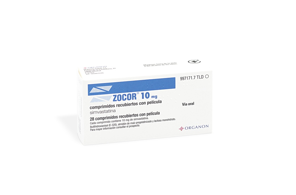 ZOCOR 10 mg COMPRIMIDOS REVESTIDOS POR PELÍCULA