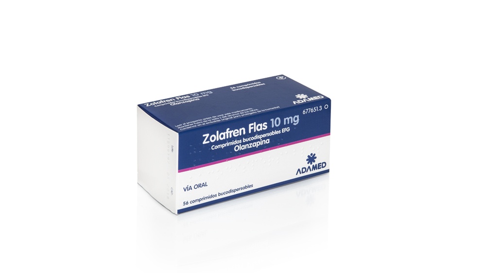 ZOLAFREN FLAS 10 mg COMPRIMIDOS ORODISPERSÍVEIS