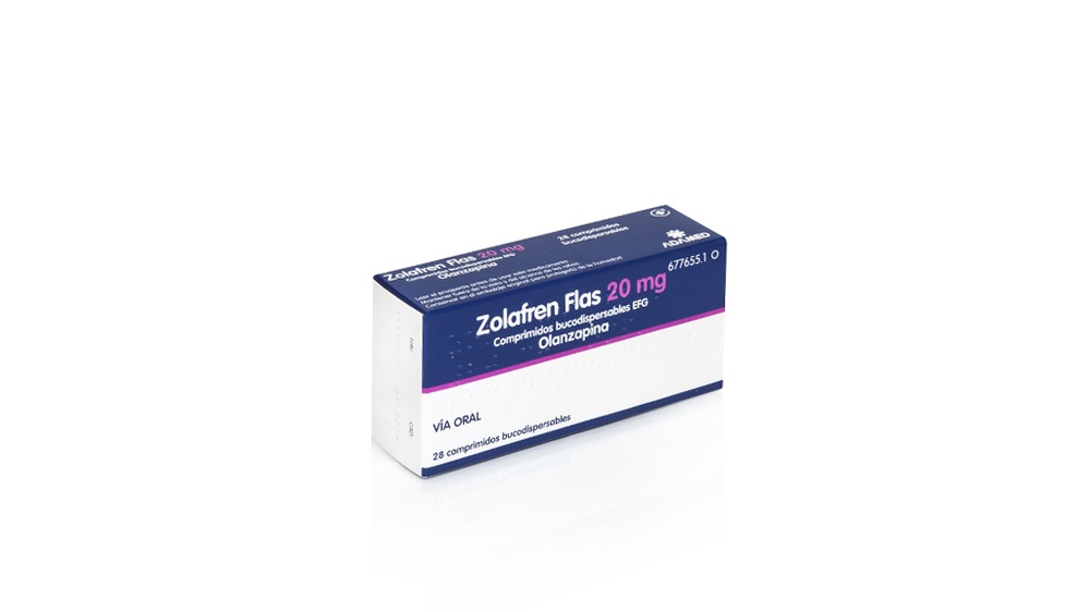 ZOLAFREN FLAS 15 mg COMPRIMIDOS ORODISPERSÍVEIS