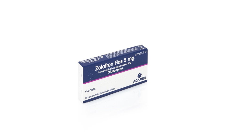 ZOLAFREN FLAS 5 mg COMPRIMIDOS ORODISPERSÍVEIS