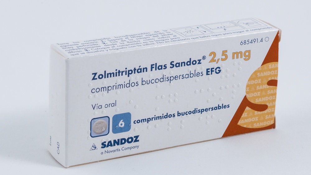 ZOLMITRIPTAN FLAS SANDOZ 2,5 mg COMPRIMIDOS ORODISPERSÍVEIS