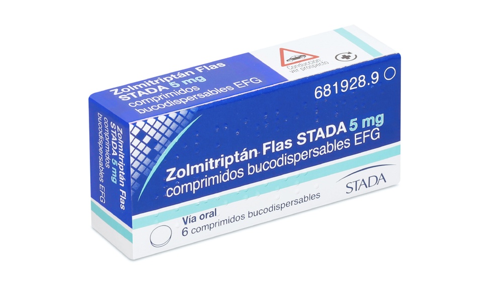 ZOLMITRIPTAN FLAS STADA 5 mg COMPRIMIDOS ORODISPERSÍVEIS
