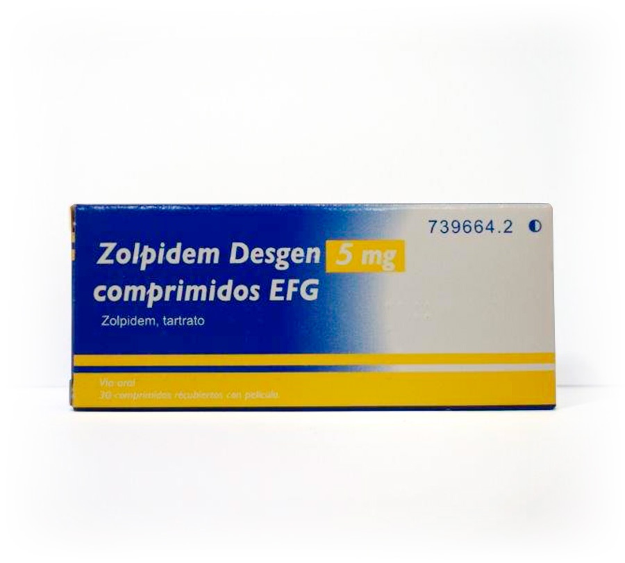 ZOLPIDEM DESGEN 5 mg COMPRIMIDOS REVESTIDOS POR PELÍCULA