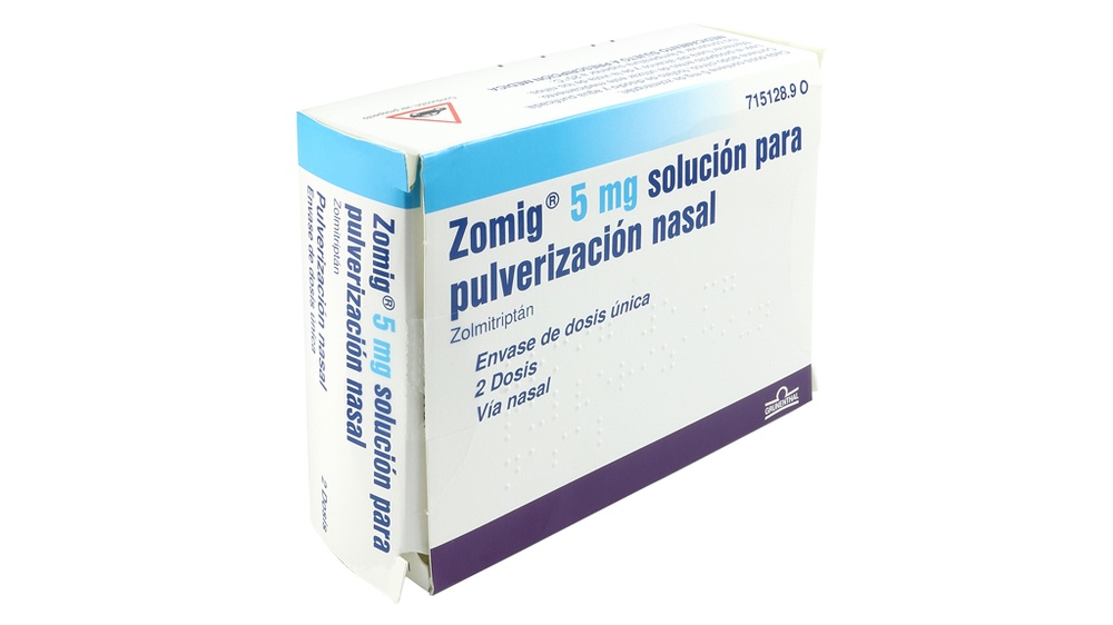 ZOMIG 5 mg SOLUÇÃO PARA PULVERIZAÇÃO NASAL