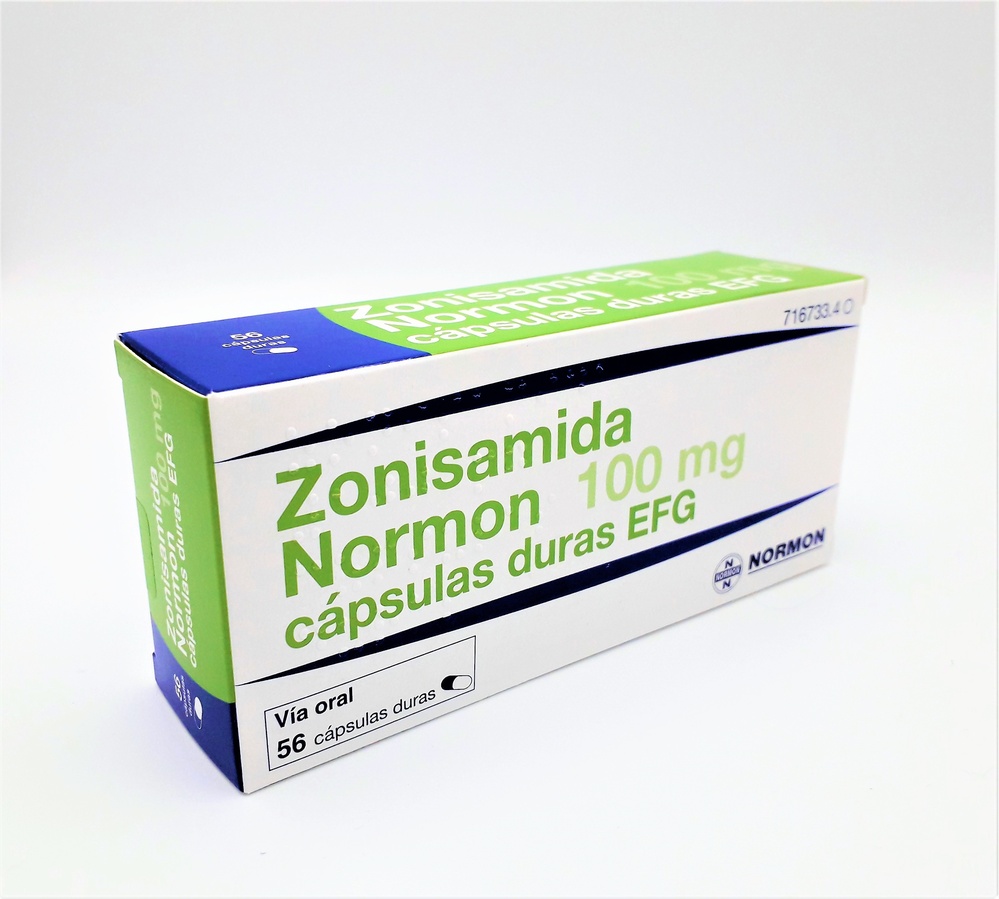 ZONISAMIDA NORMON 100 mg CÁPSULAS DURAS