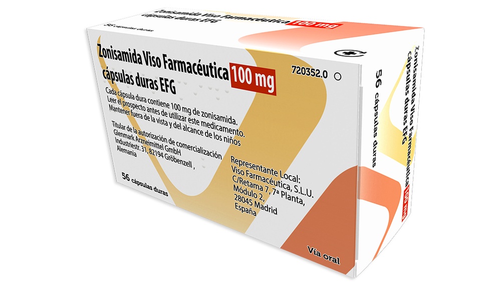ZONISAMIDA VISO FARMACEUTICA 100 mg CÁPSULAS DURAS