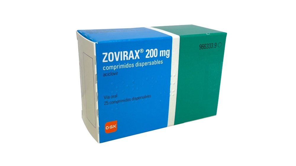 ZOVIRAX 200 mg COMPRIMIDOS DISPERSÍVEIS
