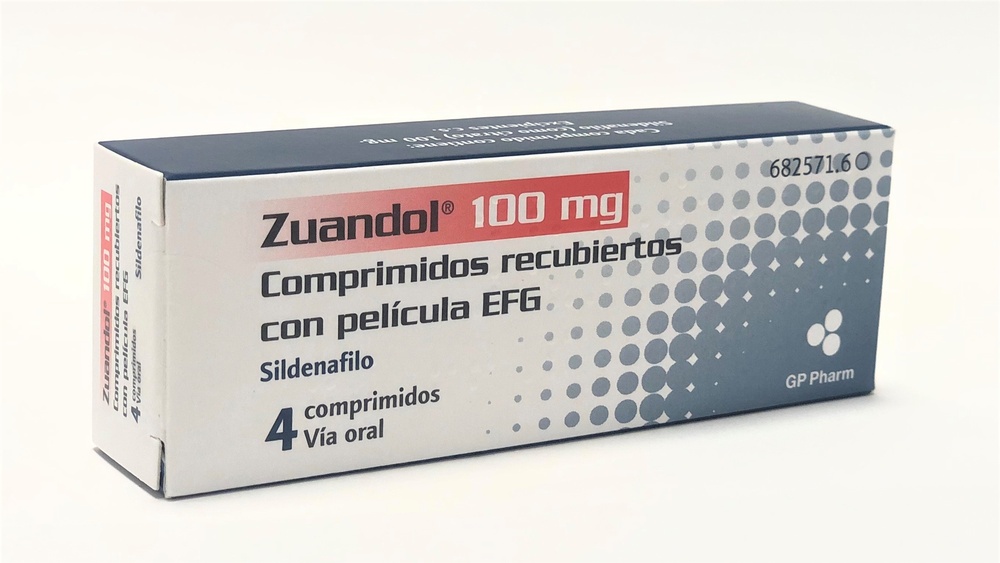 ZUANDOL 100 mg COMPRIMIDOS REVESTIDOS POR PELÍCULA