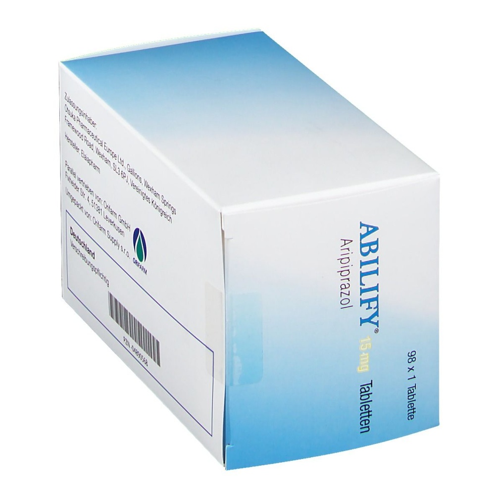 ABILIFY 15 mg COMPRIMIDOS ORODISPERSÍVEIS