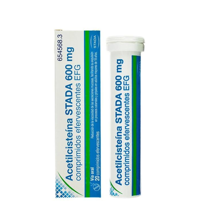 ACETILCISTEÍNA TEVA 600 mg COMPRIMIDOS EFERVESCENTES