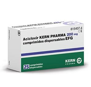 ACICLOVIR KERN PHARMA 200 mg COMPRIMIDOS DISPERSÍVEIS