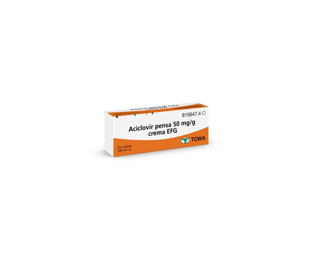 ACICLOVIR PENSA 50 mg/g CREME
