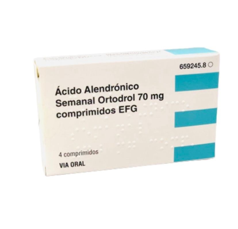 ÁCIDO ALENDRÓNICO SEMANAL ORTODROL 70 mg COMPRIMIDOS