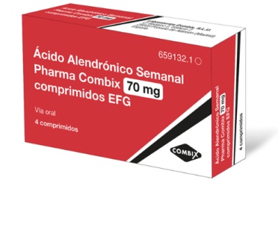 ÁCIDO ALENDRÓNICO SEMANAL PHARMA COMBIX 70 mg COMPRIMIDOS