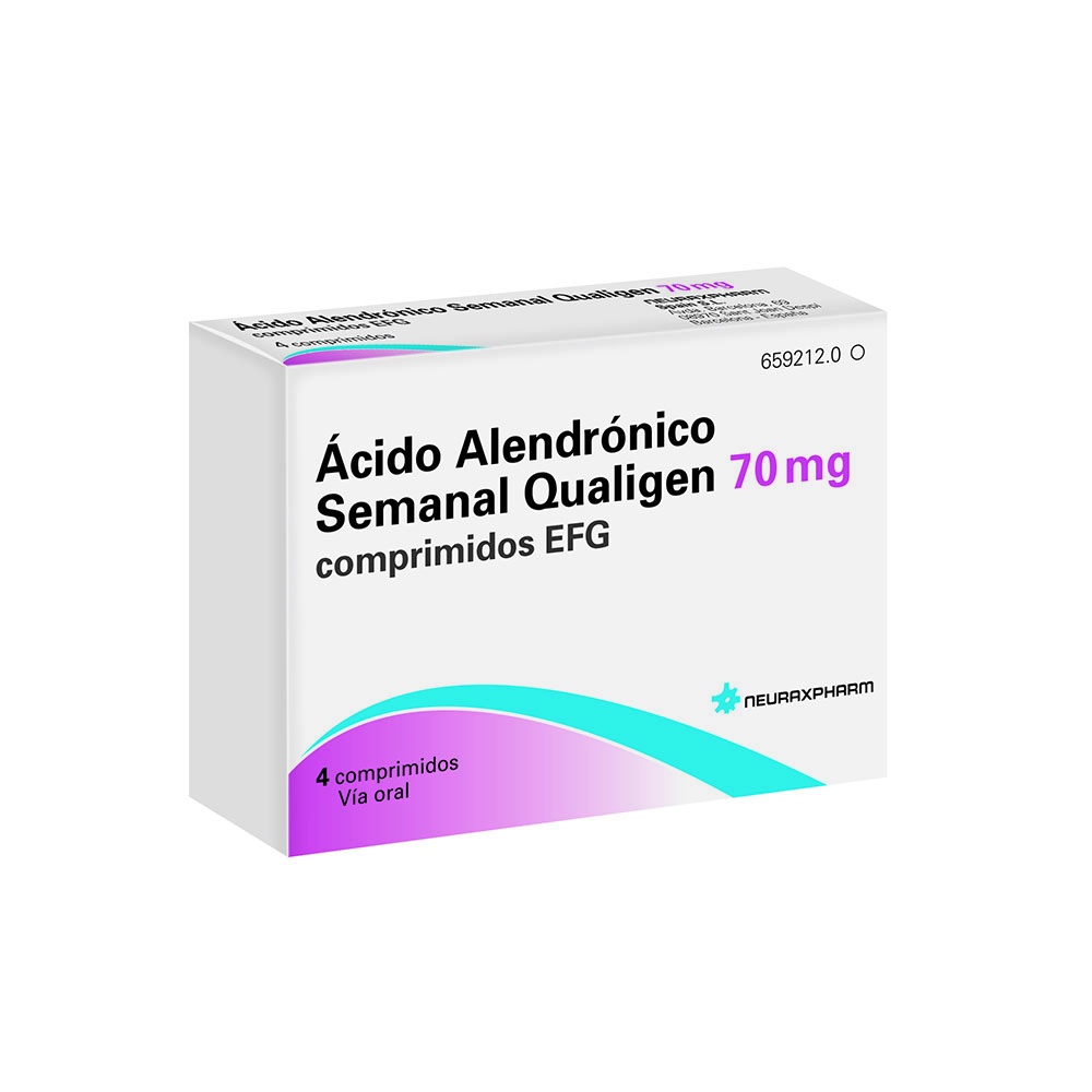 ÁCIDO ALENDRÓNICO SEMANAL QUALIGEN 70 mg COMPRIMIDOS