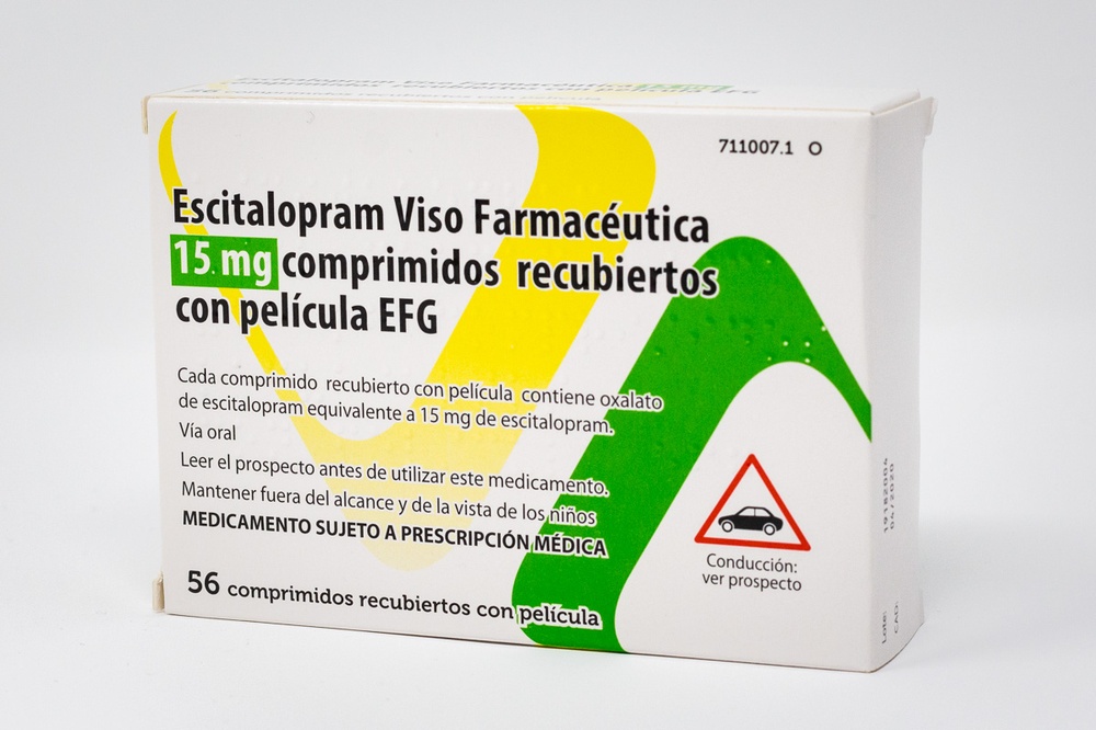 ESCITALOPRAM VISO FARMACEUTICA 15 mg COMPRIMIDOS REVESTIDOS POR PELÍCULA