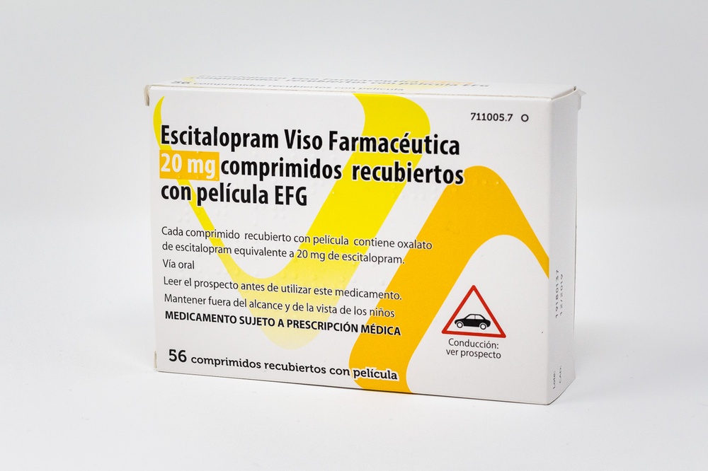 ESCITALOPRAM VISO FARMACEUTICA 20 mg COMPRIMIDOS REVESTIDOS POR PELÍCULA