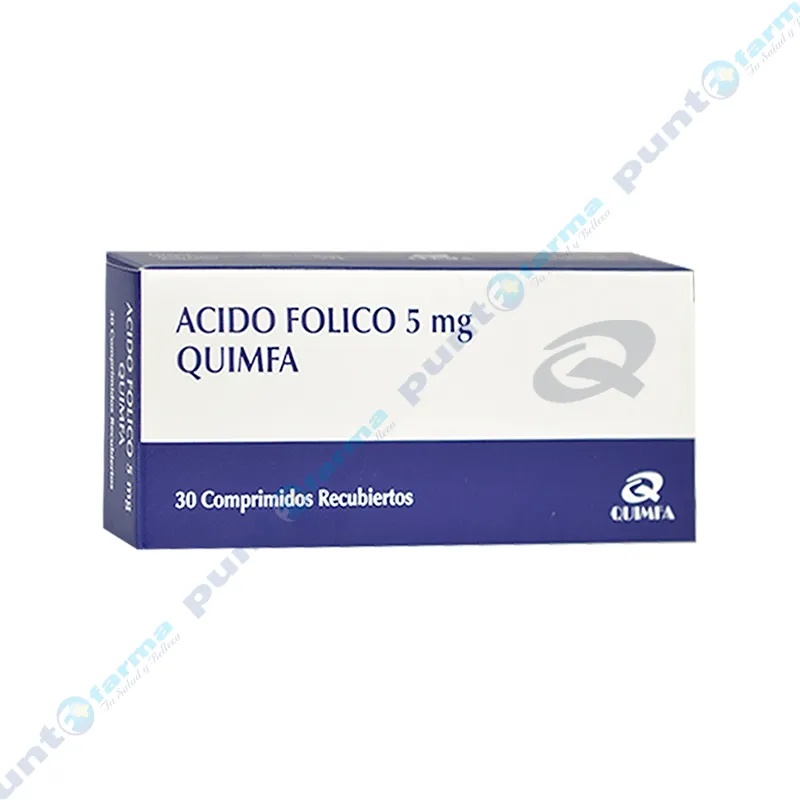 ÁCIDO FÓLICO QUALIGEN 5 mg COMPRIMIDOS