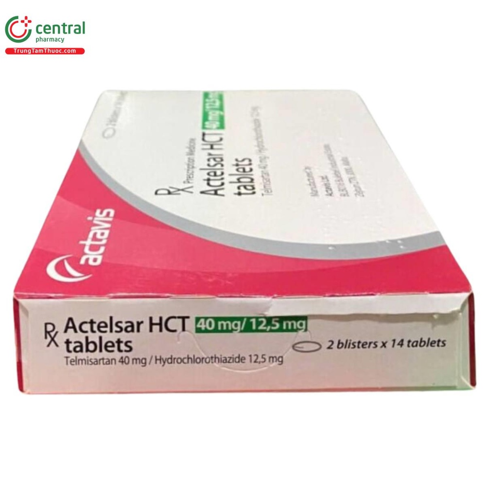 Actelsar HCT 40 mg/12,5 mg comprimidos