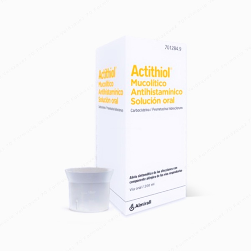 ACTITHIOL MUCOLÍTICO ANTI-HISTAMÍNICO SOLUÇÃO ORAL