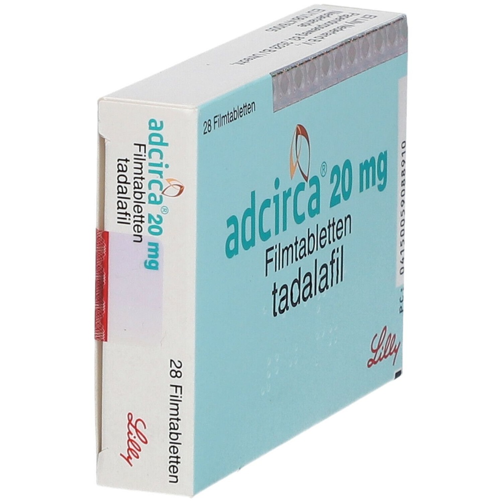 ADCIRCA 20 mg COMPRIMIDOS REVESTIDOS POR PELÍCULA