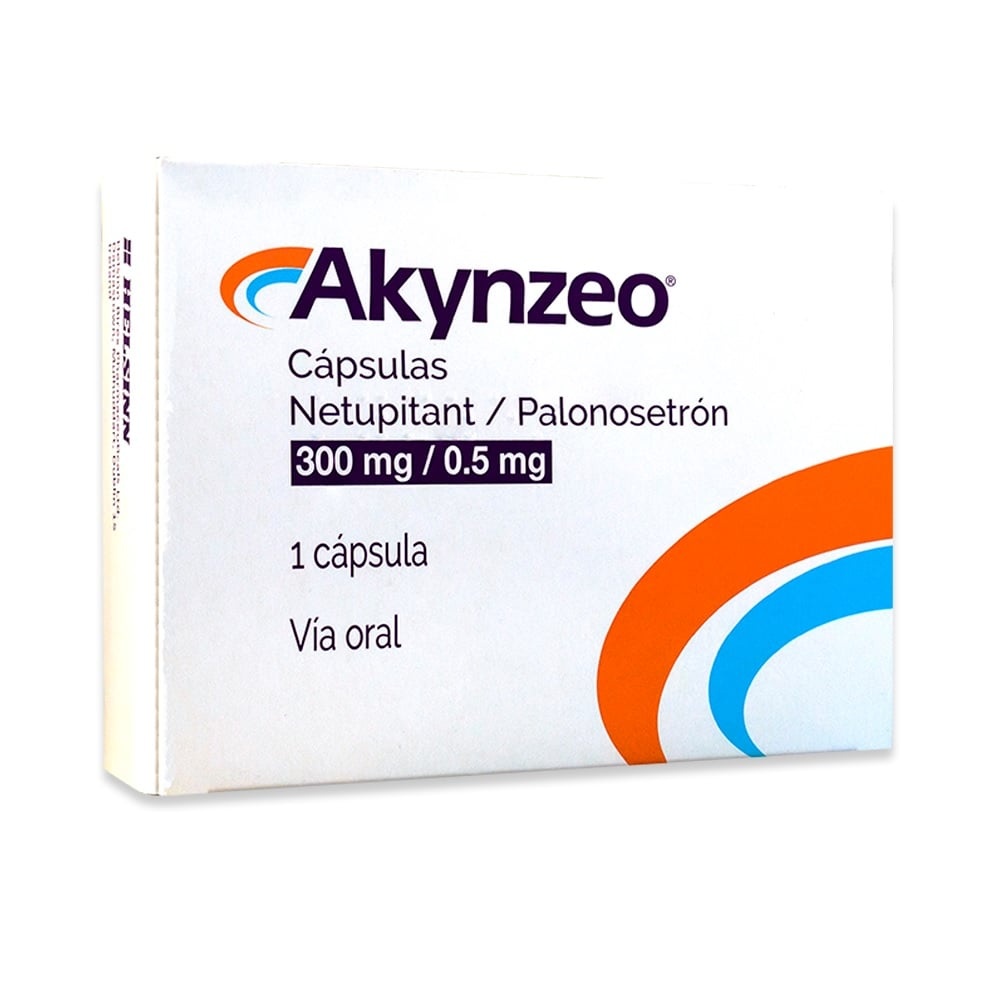 AKYNZEO 300 mg/0,5 mg CÁPSULAS DURAS