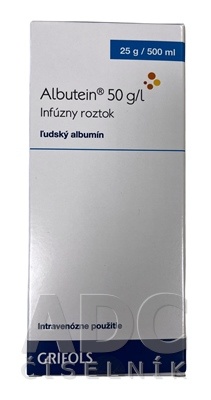 ALBUTEIN 50 G/L SOLUÇÃO PARA PERFUSÃO