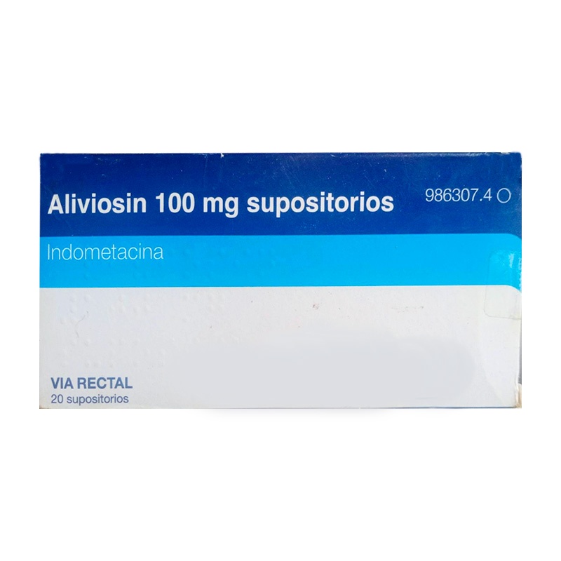 ALIVIOSIN 100 mg SUPOSITÓRIOS