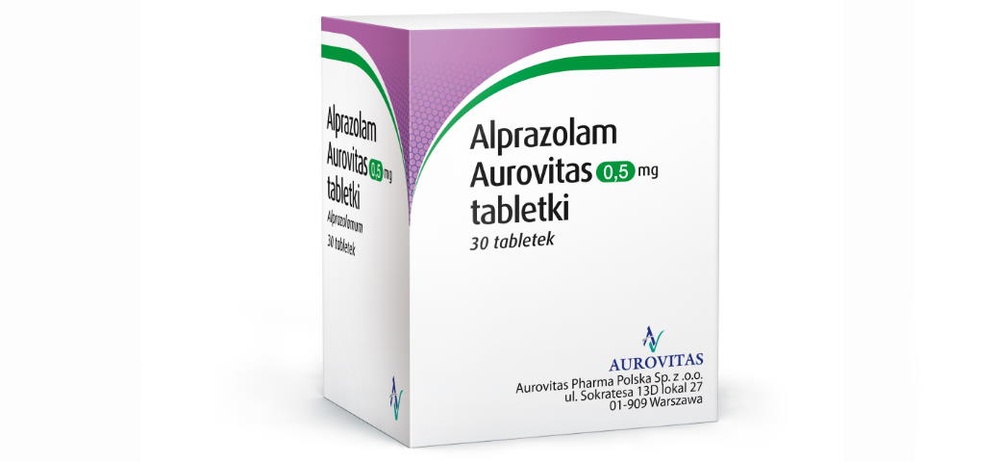 ALPRAZOLAM AUROVITAS 0,5 mg COMPRIMIDOS