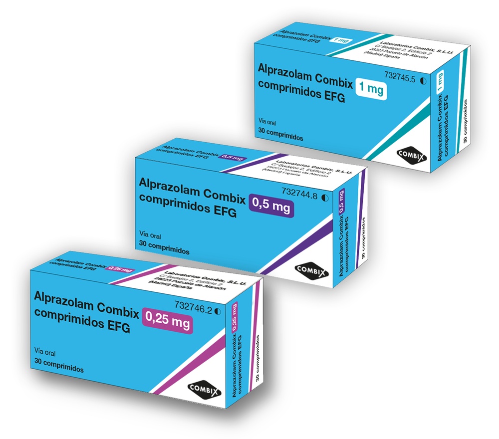 ALPRAZOLAM COMBIX 1 mg COMPRIMIDOS