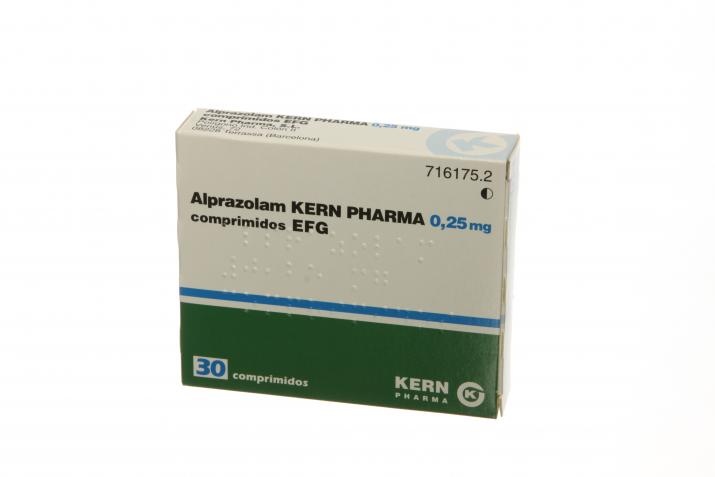 ALPRAZOLAM KERN PHARMA 0,25 mg COMPRIMIDOS