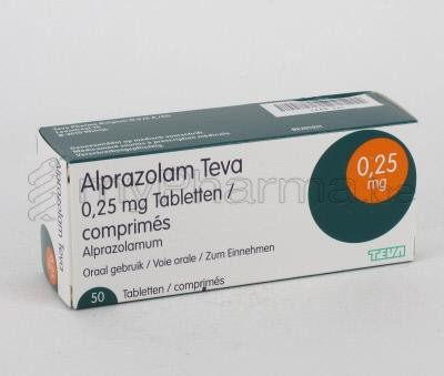 ALPRAZOLAM TEVA-RATIOPHARM 0,25 mg COMPRIMIDOS