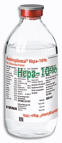 AMINOPLASMAL HEPA SOLUÇÃO PARA PERFUSÃO